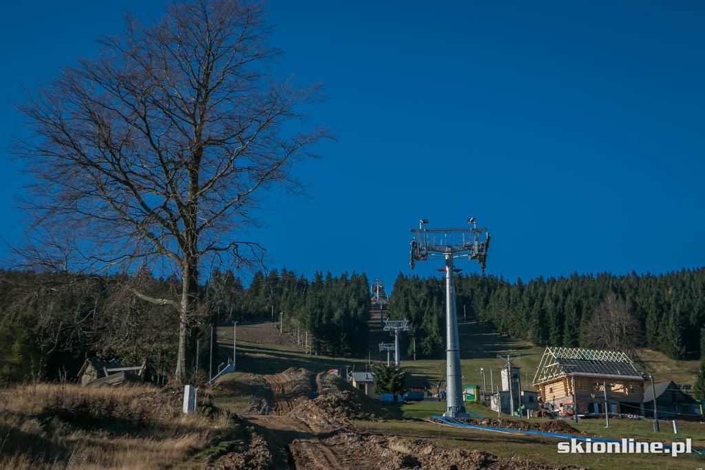 Galeria: Zieleniec budowa kolei Skyway Express