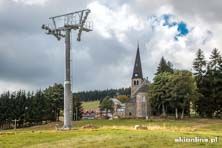 Ski Arena Zieleniec - budowa czerwonej kanapy