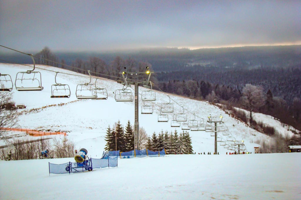 Galeria: Ski Arena Zieleniec - otwarcie nowej kolei Mieszko