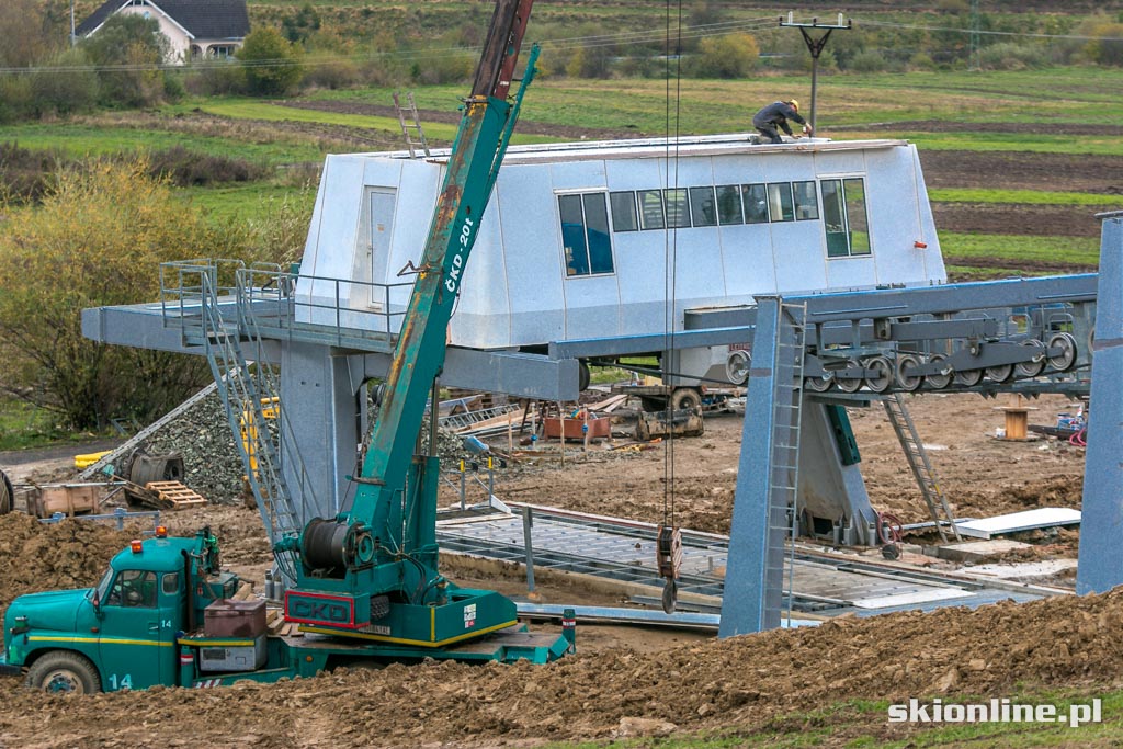 Galeria: Kruszetnica budowa 4-os. kolei