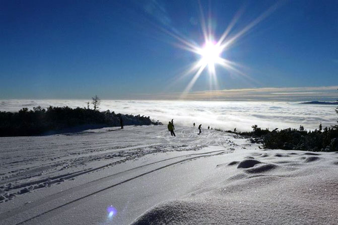 Galeria: Strbskie Pleso - warunki narciarskie 18.01.14