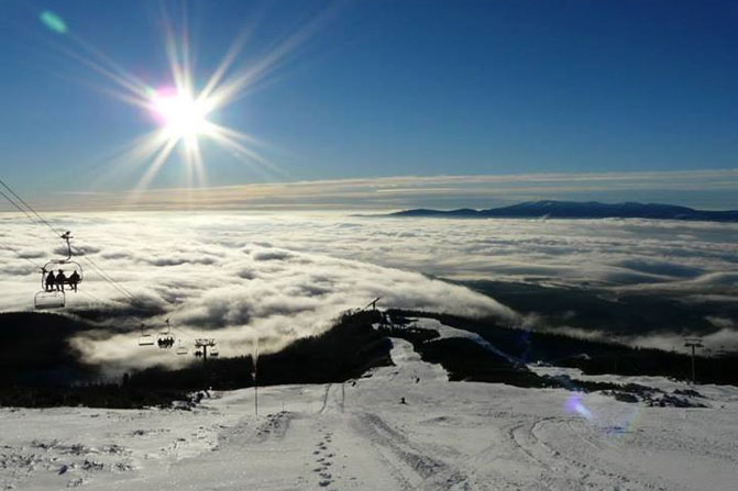 Galeria: Strbskie Pleso - warunki narciarskie 18.01.14