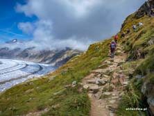 Lodowiec Aletsch w Szwajcarii