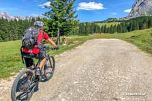 Rowerem przez Południowy Tyrol - Seiser Alm