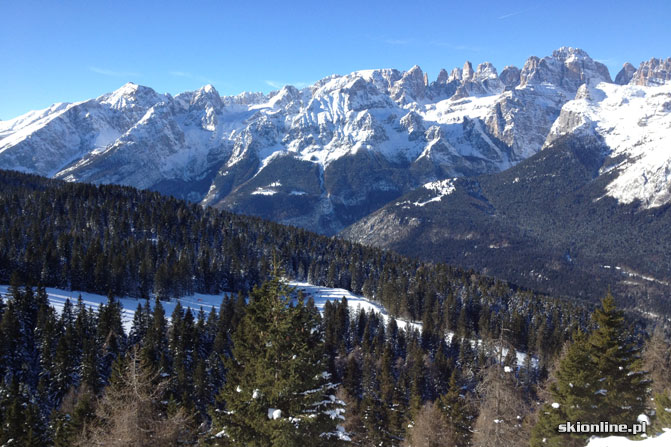 Galeria: Paganella Andalo - narty z widokiem na Dolomity