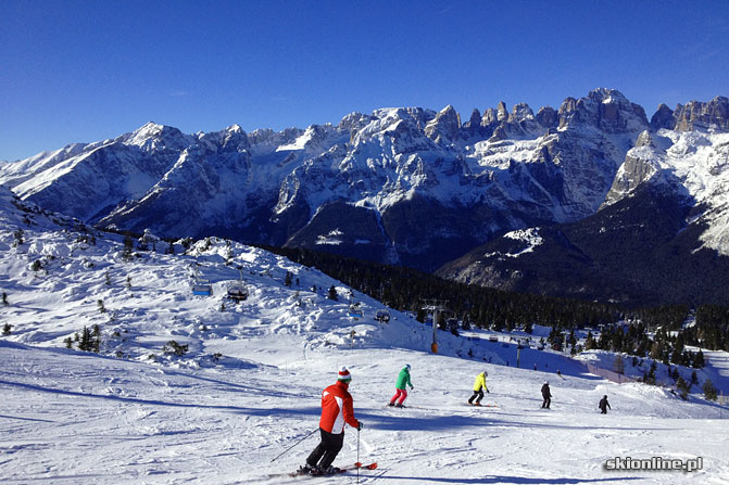 Galeria: Paganella Andalo - narty z widokiem na Dolomity