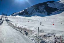 Lodowiec Passo Stelvio - Stilfser Joch we Włoszech