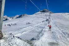 Lodowiec Passo Stelvio - Stilfser Joch we Włoszech