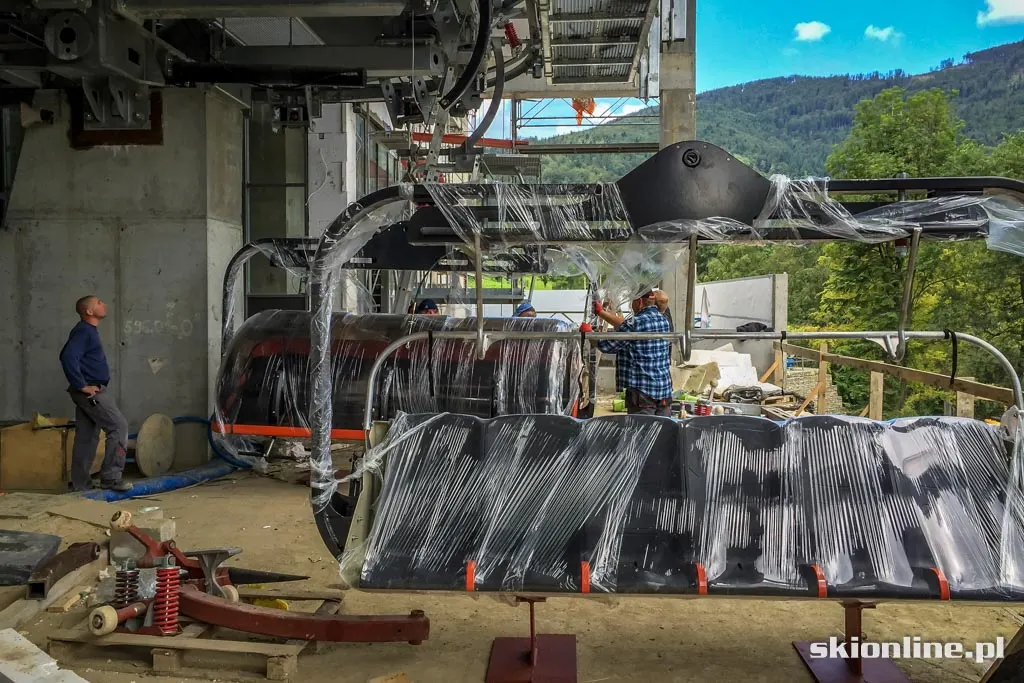 Beskid Sport Arena: budowa stacji, zdjęcie 40
