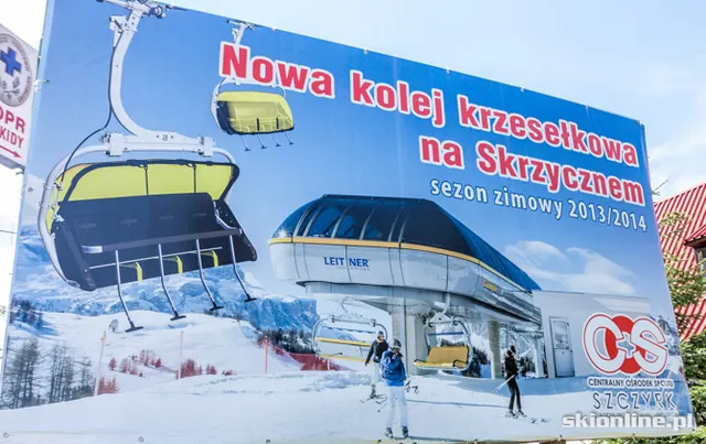 Szczyrk Skrzyczne: budowa nowego krzesła, zdjęcie 1