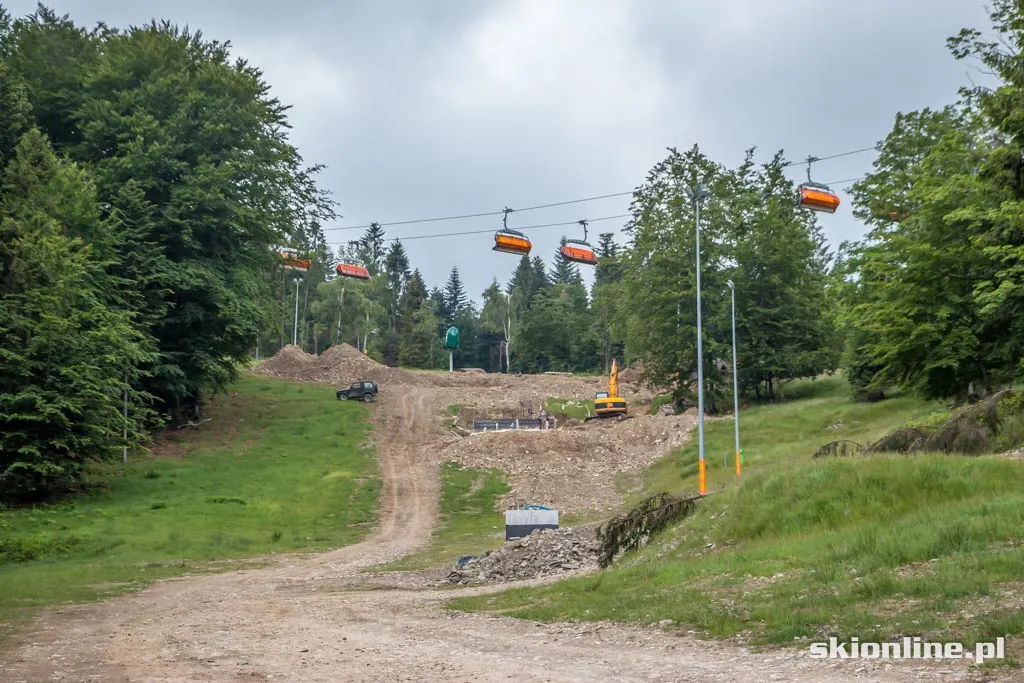 Czarny Groń: budowa 4-os. kolei, zdjęcie 10