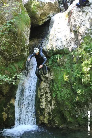 Słowenia 2011: canyoning, zdjęcie 13