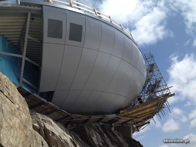 Nowa gondola na lodowcu Pitztal, zdjęcie 13