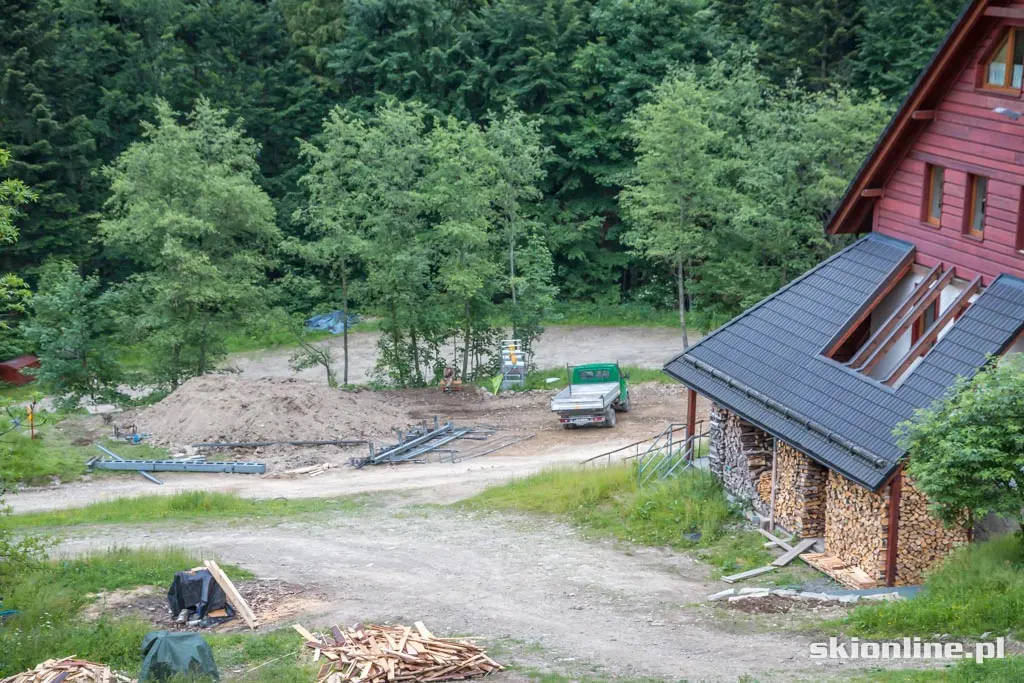 Czarny Groń: budowa 4-os. kolei, zdjęcie 3