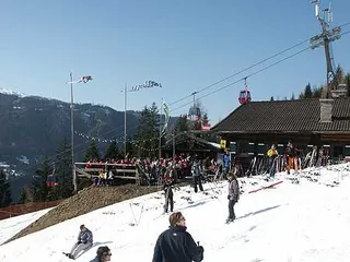 Restauracja przy zjeździe do Flachauwinkl