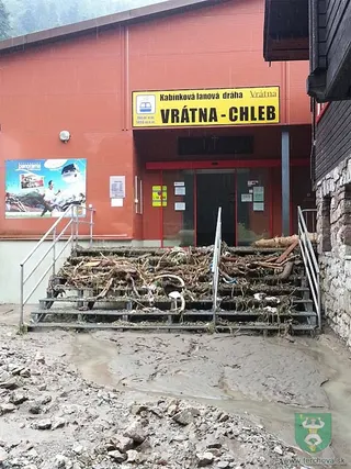 Vrátna: lawina błota zniszczyła gondolę, zdjęcie 5