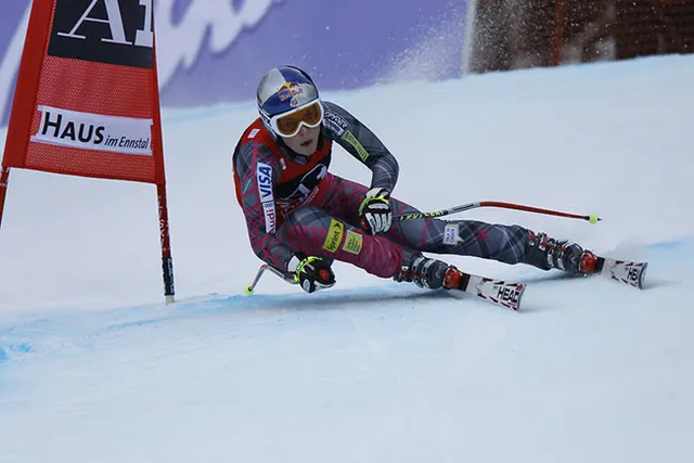 Lindsey Vonn zjazd w Haus, zdjęcie 4