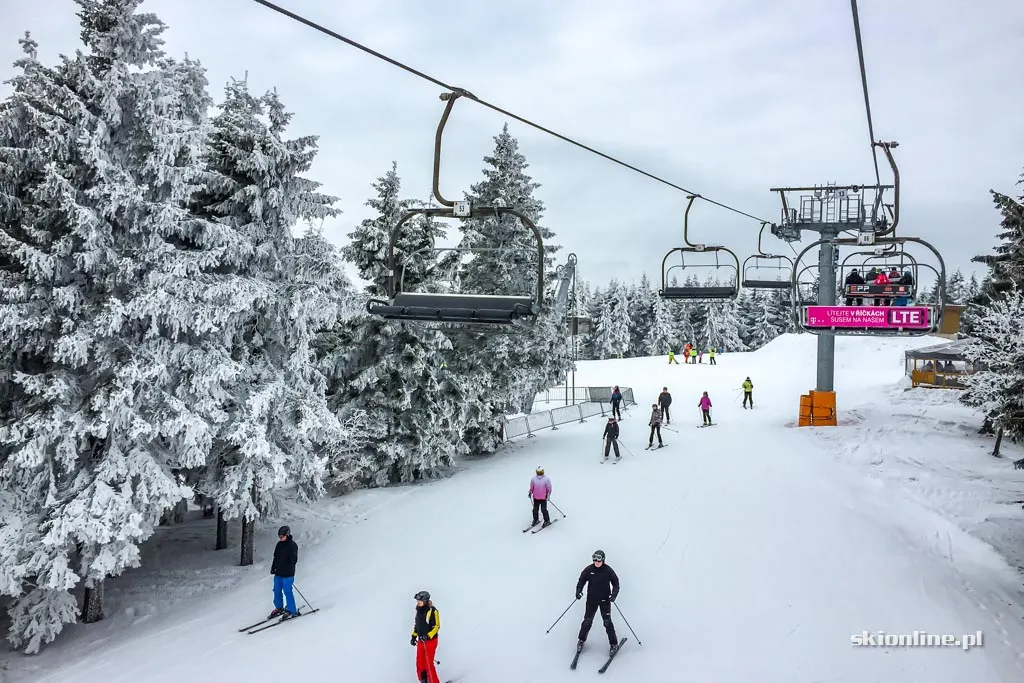 Ski centrum Říčky w Czechach, luty 2017, zdjęcie 14