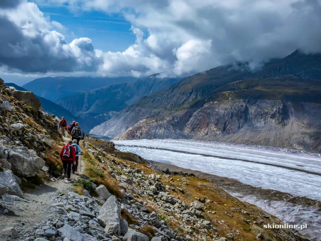 Lodowiec Aletsch w Szwajcarii, zdjęcie 14