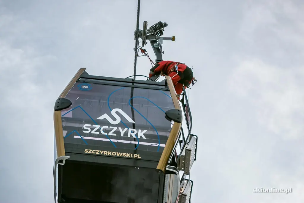 SON: ćwiczenia ewakuacji pasażerów gondoli, zdjęcie 27