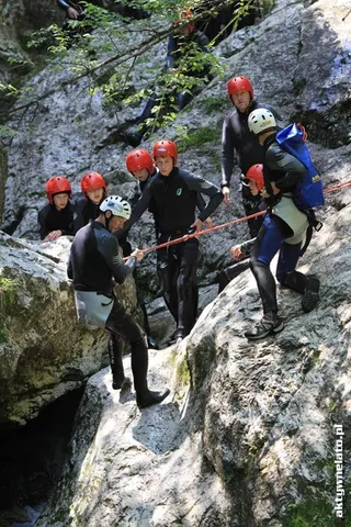 Słowenia 2011: canyoning, zdjęcie 12