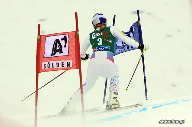 Sölden: slalom gigant I przejazd, zdjęcie 9