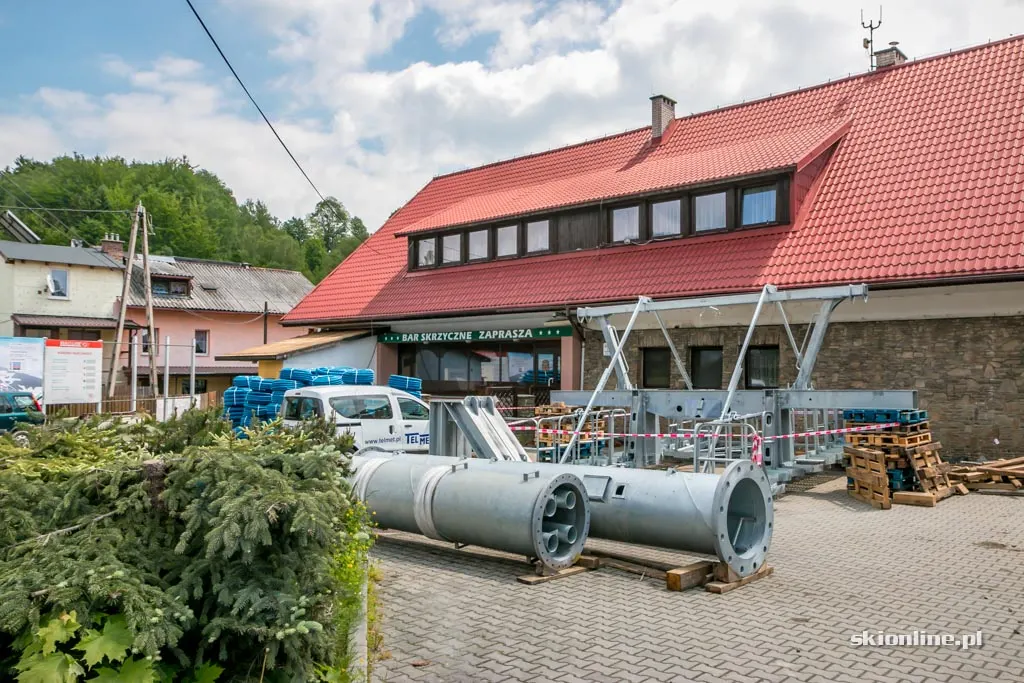 Zdjęcie 37 z galerii COS Szczyrk: budowa nowej 4-os. kolei (maj 2017)