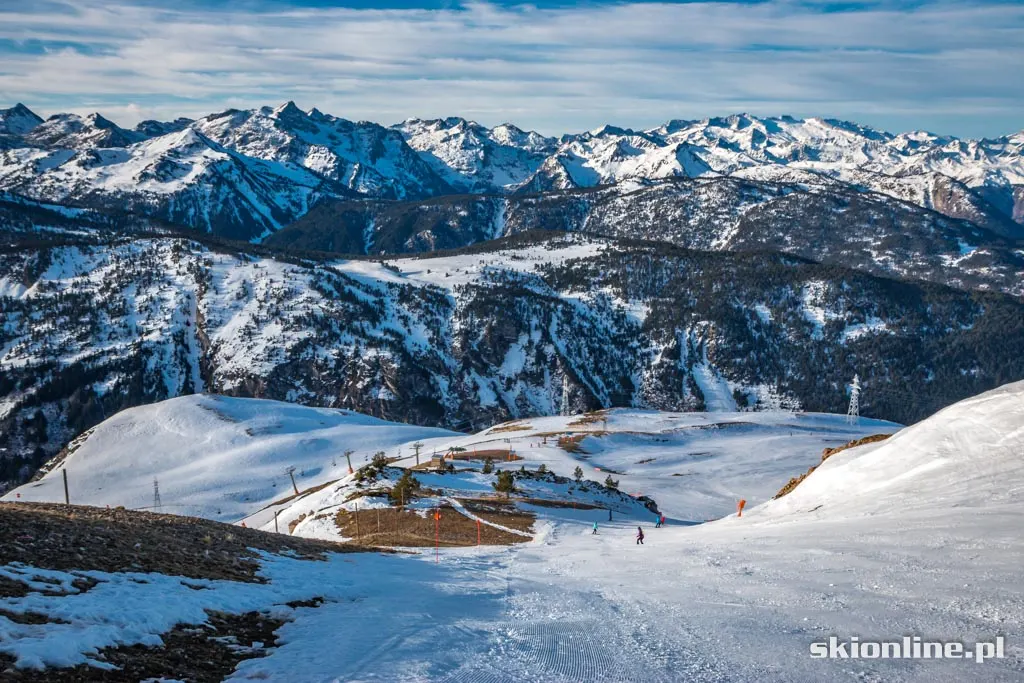 Baqueira w dolinie Val d’Aran w Hiszpanii