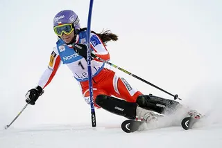 Sarka Zahrobska slalom w Levi