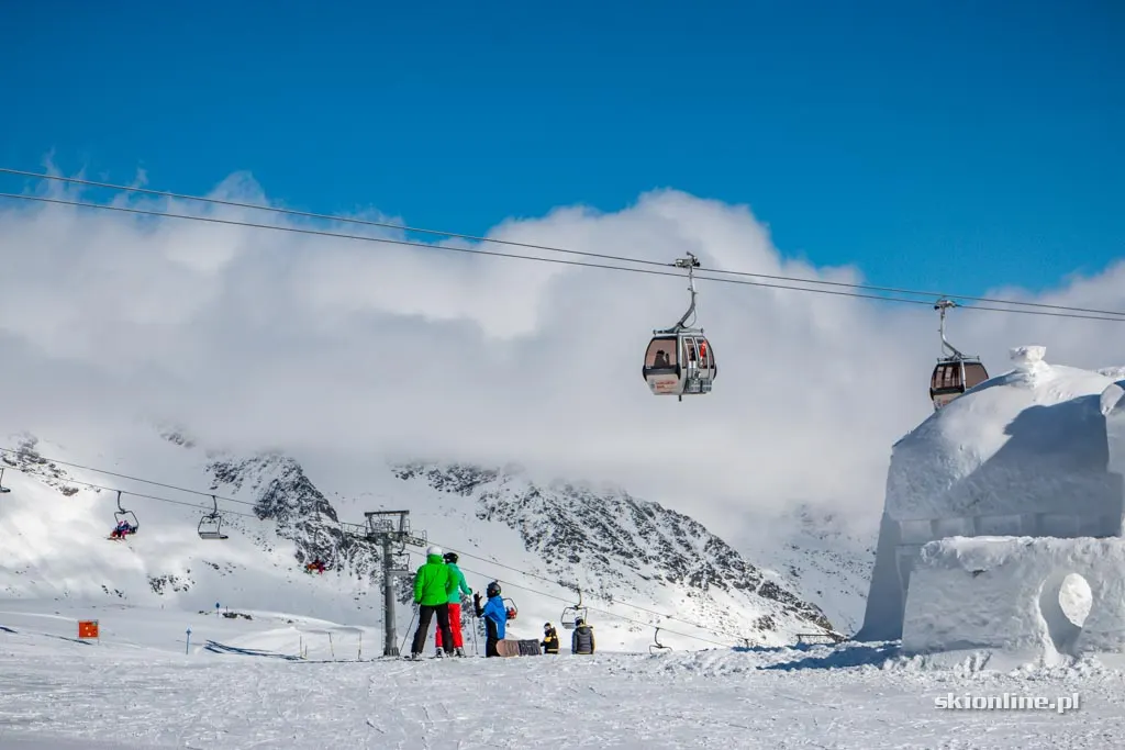 Narty w chmurach. Lodowiec Stubai, zdjęcie 4
