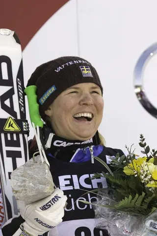 Anja Paerson zjazd w Ga-Pa, zdjęcie 3