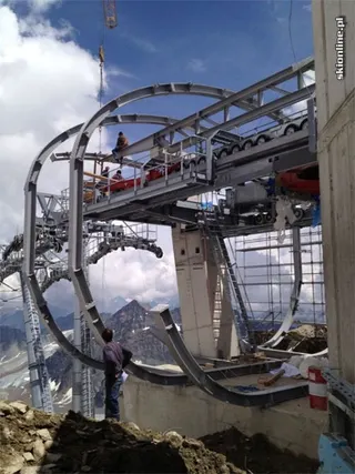 Nowa gondola na lodowcu Pitztal, zdjęcie 15