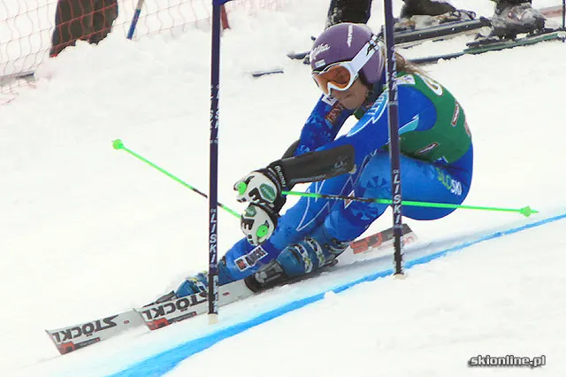 Tina Maze: slalom gigant I przejazd, zdjęcie 12