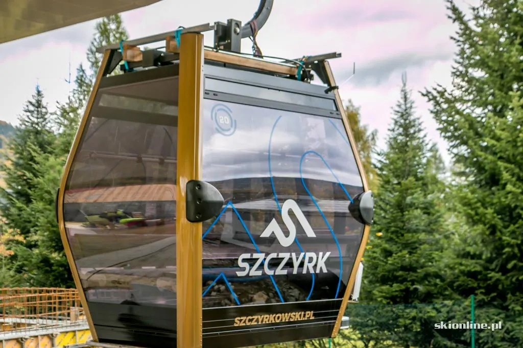 SON - pierwsza gondola w Szczyrku