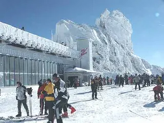 Górna stacja Gondola Gletscherbus 3–3250 m n.p.m.