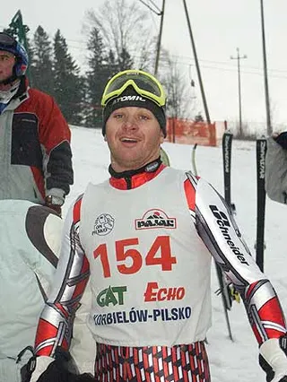 Grzegorz Dendys zadowolony po przejeździe finałowym