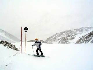 Odpoczynek na czarnej trasie T.