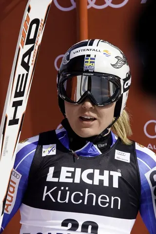 Anja Paerson zjazd w Ga-Pa, zdjęcie 1