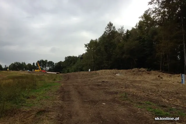 Dębowiec budowa ośrodka narciarskiego, zdjęcie 35