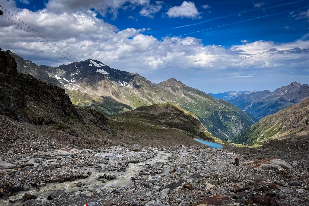 Letni trekking na lodowiec Stubai, zdjęcie 14