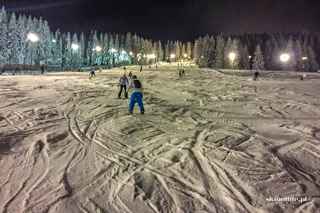 Czarna Góra Resort: narty wieczorową porą fot/J.Ciszak, zdjęcie 14