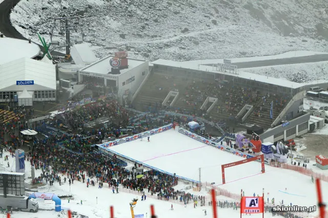 Sölden: slalom gigant I przejazd, zdjęcie 21