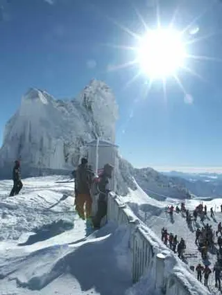 Tras widokowy nad stacją Gondola Gletscherbus 3
