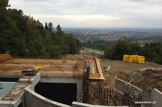 Dębowiec budowa ośrodka narciarskiego, zdjęcie 48