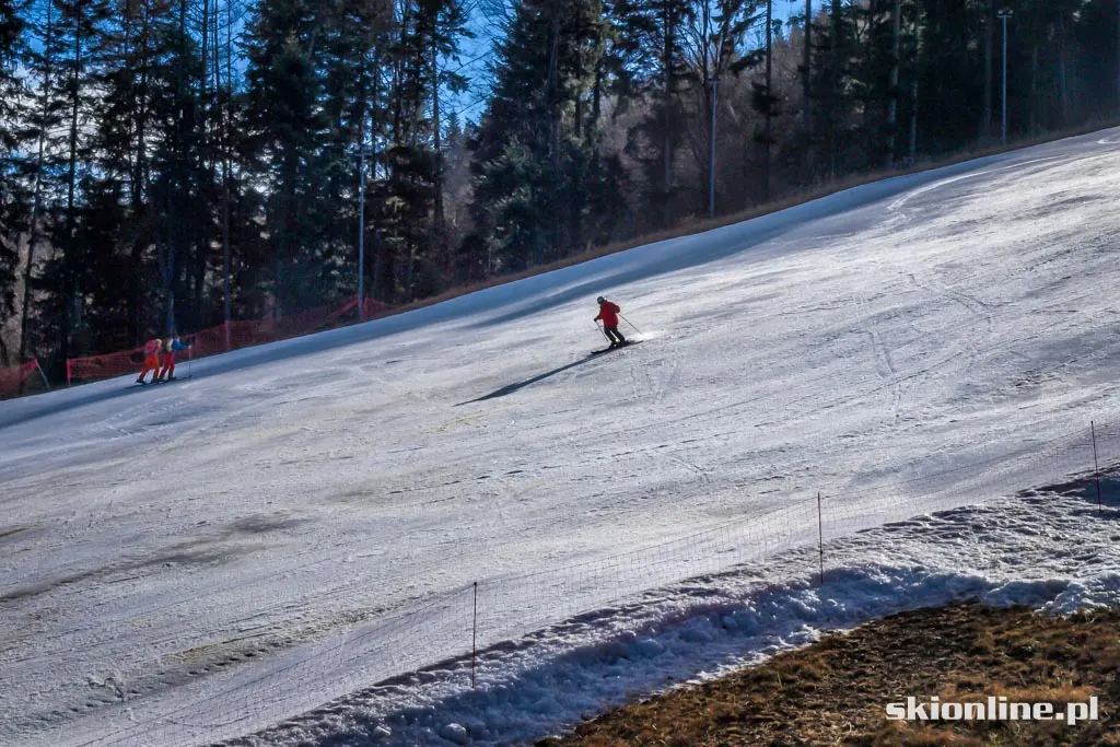 Myślenice. Warunki narciarskie 9.02.2016, zdjęcie 17