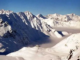 Widok na dolinę Pitztal