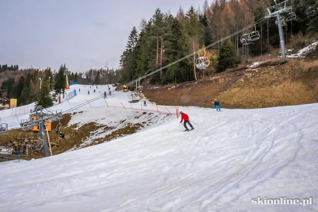 Zdjęcie 15 z galerii Czorsztyn-Ski: warunki narciarskie 18 lutego 2016
