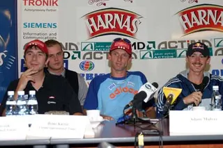 Łukasz Kruczek, Heinz Kuttin, Adam Małysz