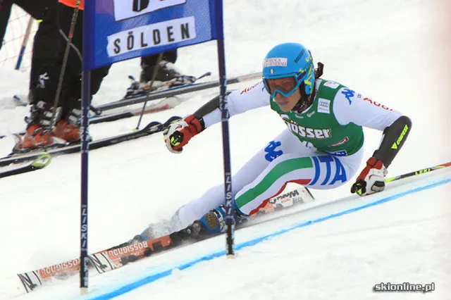 Sölden: slalom gigant I przejazd, zdjęcie 16