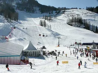 Centrum Zauchensee: widok na trasę PŚ